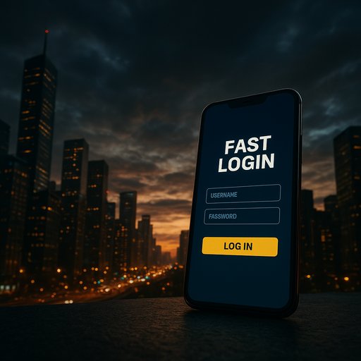 ACE365 fast login screen