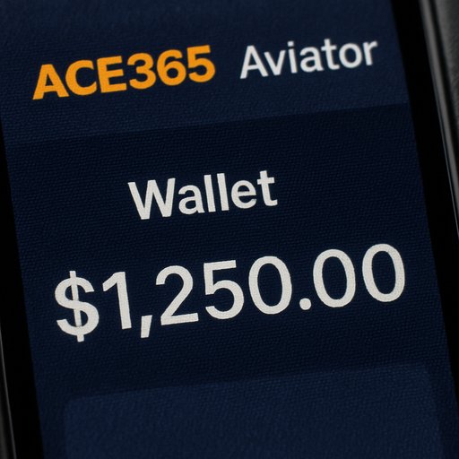 ACE365 funding screen showing wallet balance